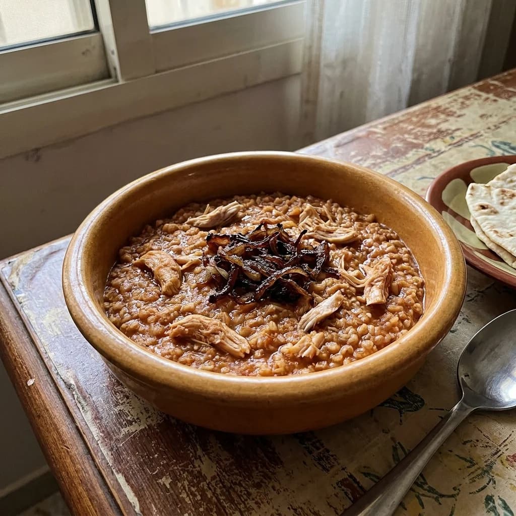 جريش أحمر بالدجاج – مطبخ يواجه