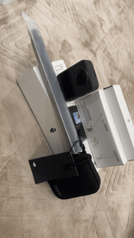 DJI .OSMO360 .جديده لم تستعمل وجميع أغراضها موجوده بكرتونها - 5